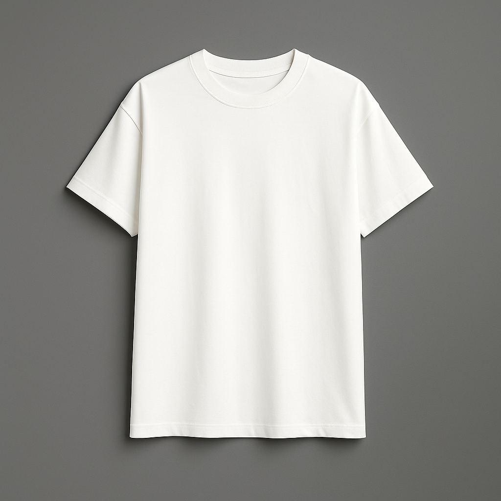 CAMISETA OVERSIZED BRANCA BÁSICA