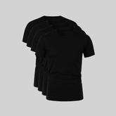 PAGUE 2 E LEVE 4 CAMISETAS BÁSICAS - PRETA E BRANCA