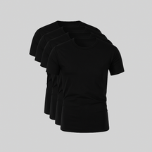 PAGUE 2 E LEVE 4 CAMISETAS BÁSICAS - PRETA E BRANCA