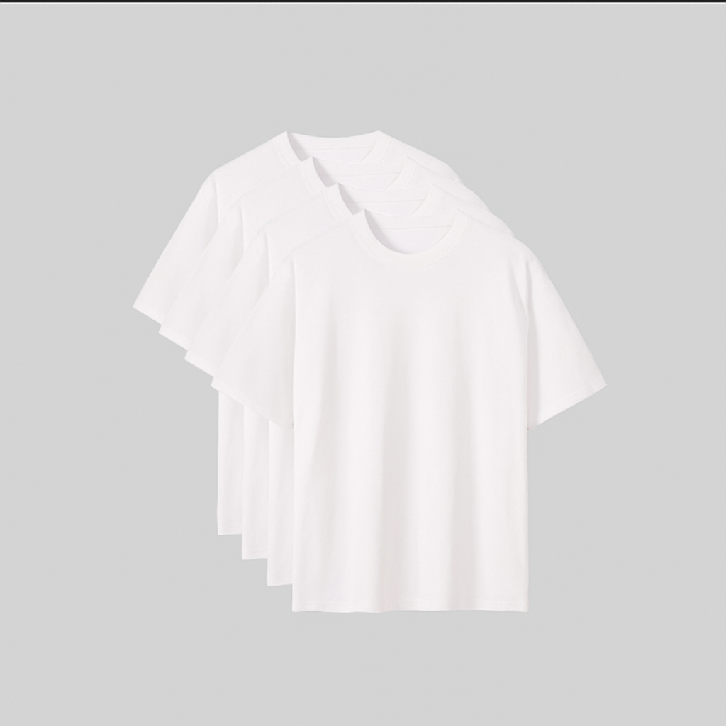 PAGUE 2 E LEVE 4 CAMISETAS OVERSIZED - PRETA E BRANCA