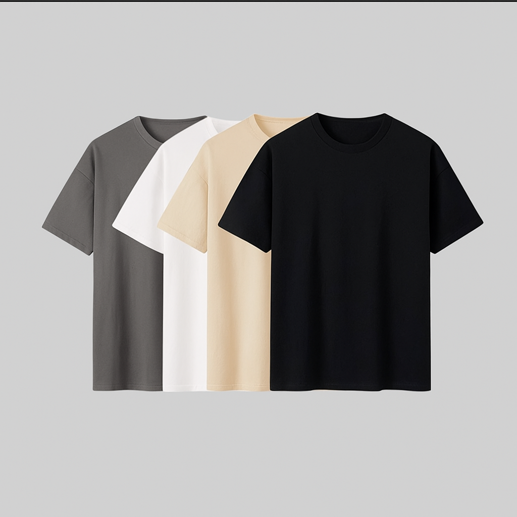 PAGUE 2 E LEVE 4 CAMISETAS OVERSIZED - SORTIDO