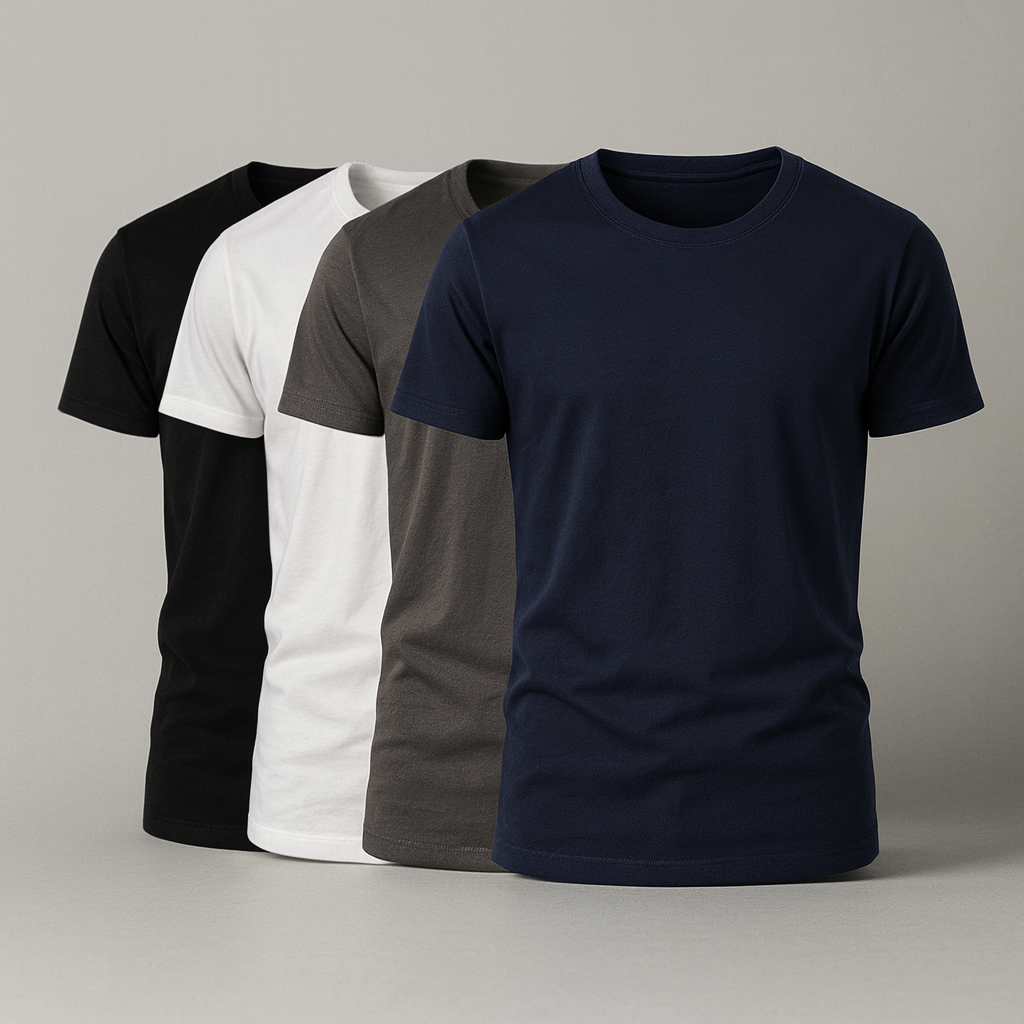 PAGUE 2 E LEVE 4 CAMISETAS BÁSICAS - SORTIDO