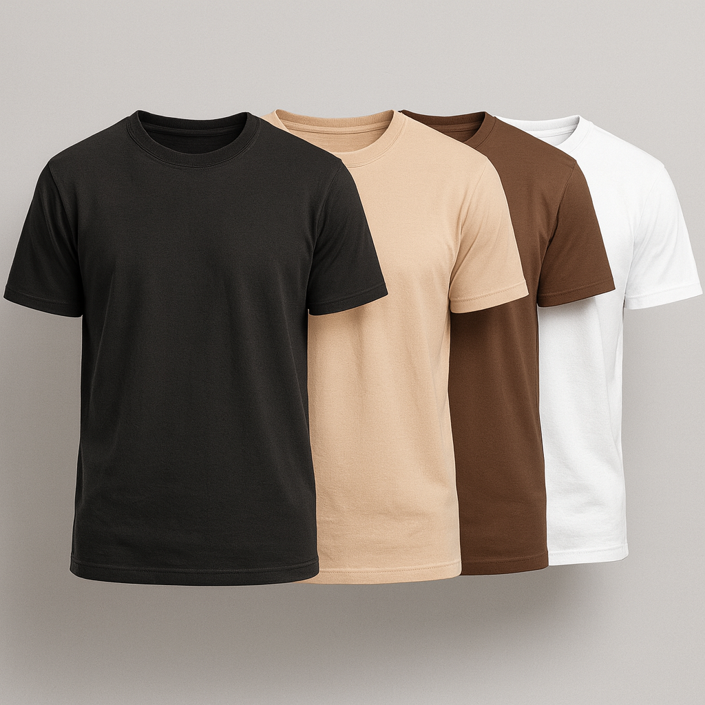 PAGUE 2 E LEVE 4 CAMISETAS BÁSICAS - SORTIDO