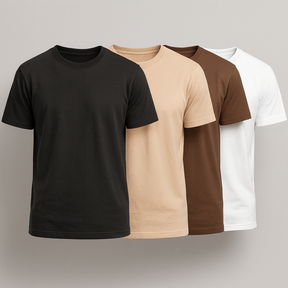 PAGUE 2 E LEVE 4 CAMISETAS BÁSICAS - SORTIDO