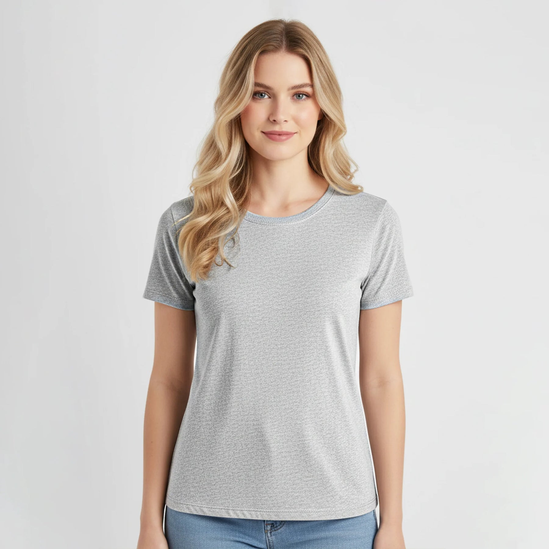 BABYLOOK CINZA MESCLA BÁSICA