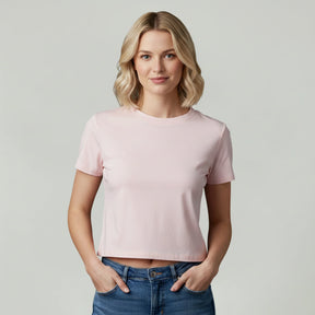 CROPPED ROSA BB BÁSICO