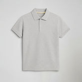POLO CINZA MESCLA BÁSICA - MASCULINA