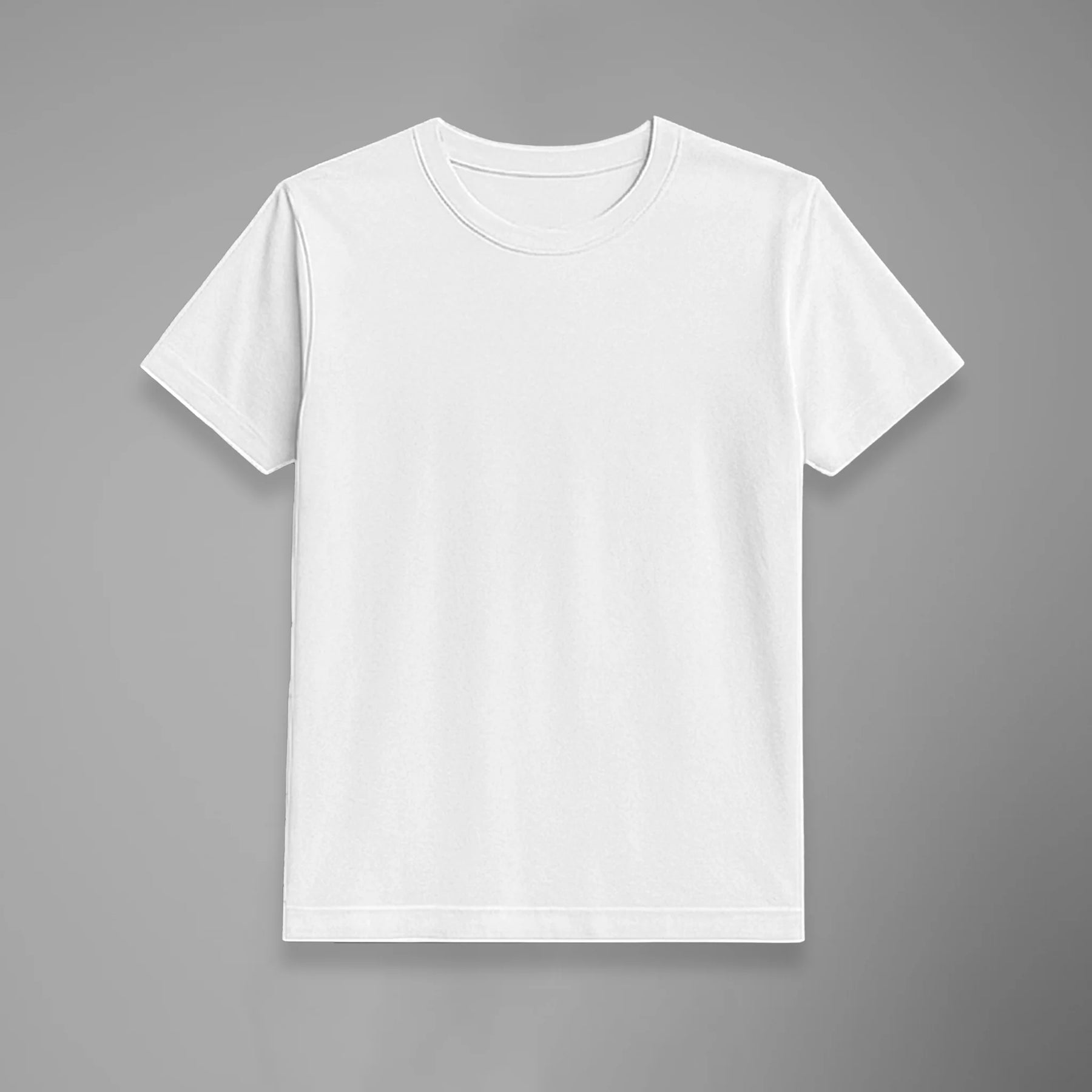 CAMISETA BRANCA BÁSICA - UNISSEX