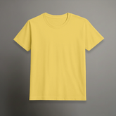 CAMISETA AMARELA BÁSICA - UNISSEX