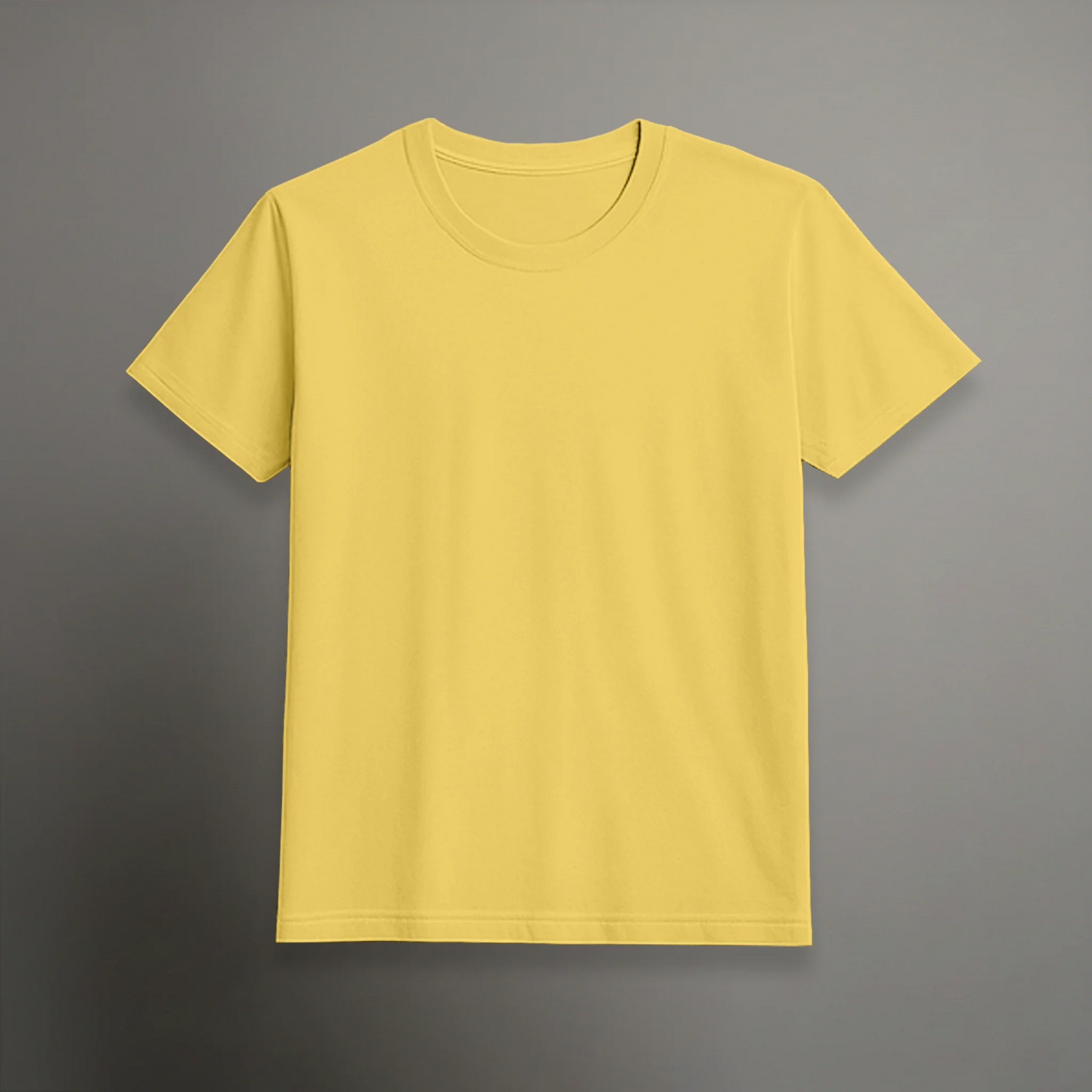 CAMISETA AMARELA BÁSICA - UNISSEX