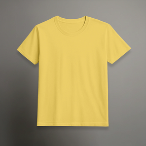 CAMISETA AMARELA BÁSICA - UNISSEX