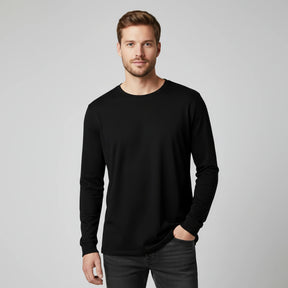 MANGA LONGA PRETA BÁSICA - UNISSEX