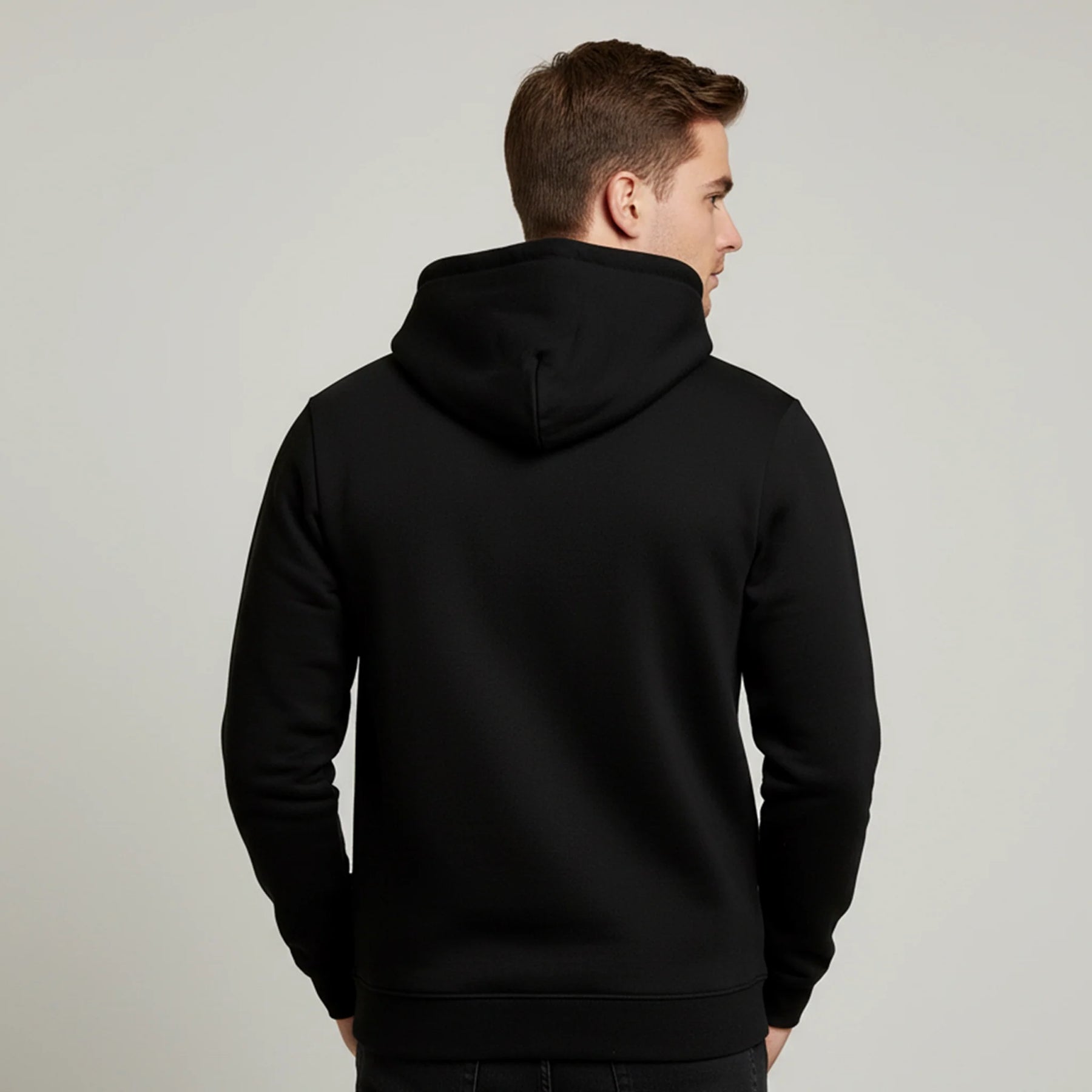 MOLETOM PRETO BÁSICO - UNISSEX