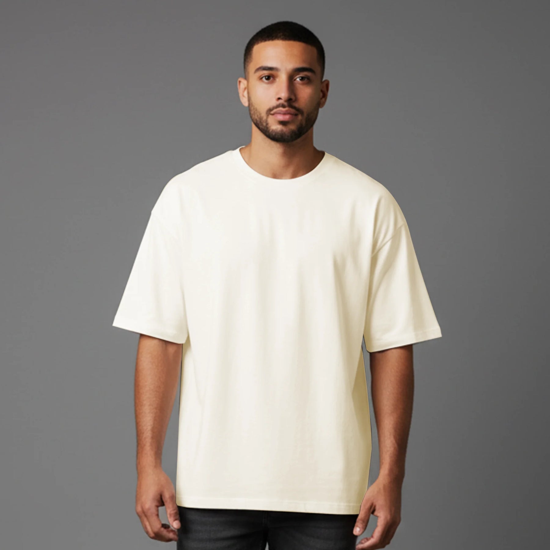 CAMISETA OVERSIZED OFF-WHITE BÁSICA