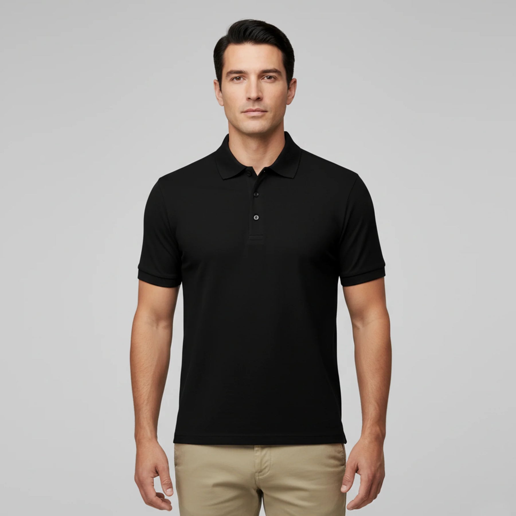 POLO PRETA BÁSICA - MASCULINA