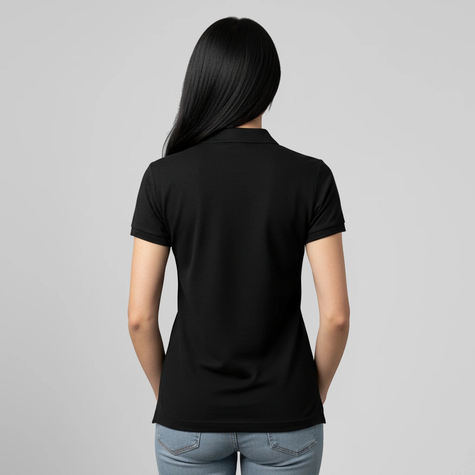 POLO PRETA BÁSICA - FEMININA