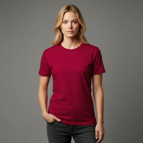 CAMISETA VERMELHA BÁSICA - UNISSEX