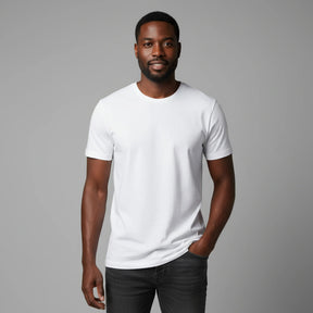 CAMISETA BRANCA BÁSICA - UNISSEX