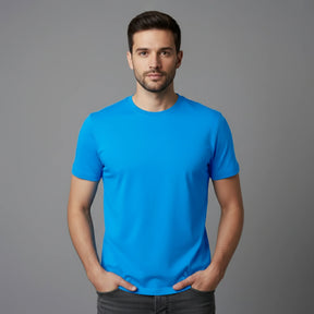CAMISETA AZUL CELESTE BÁSICA - UNISSEX