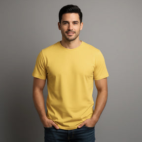 CAMISETA AMARELA BÁSICA - UNISSEX