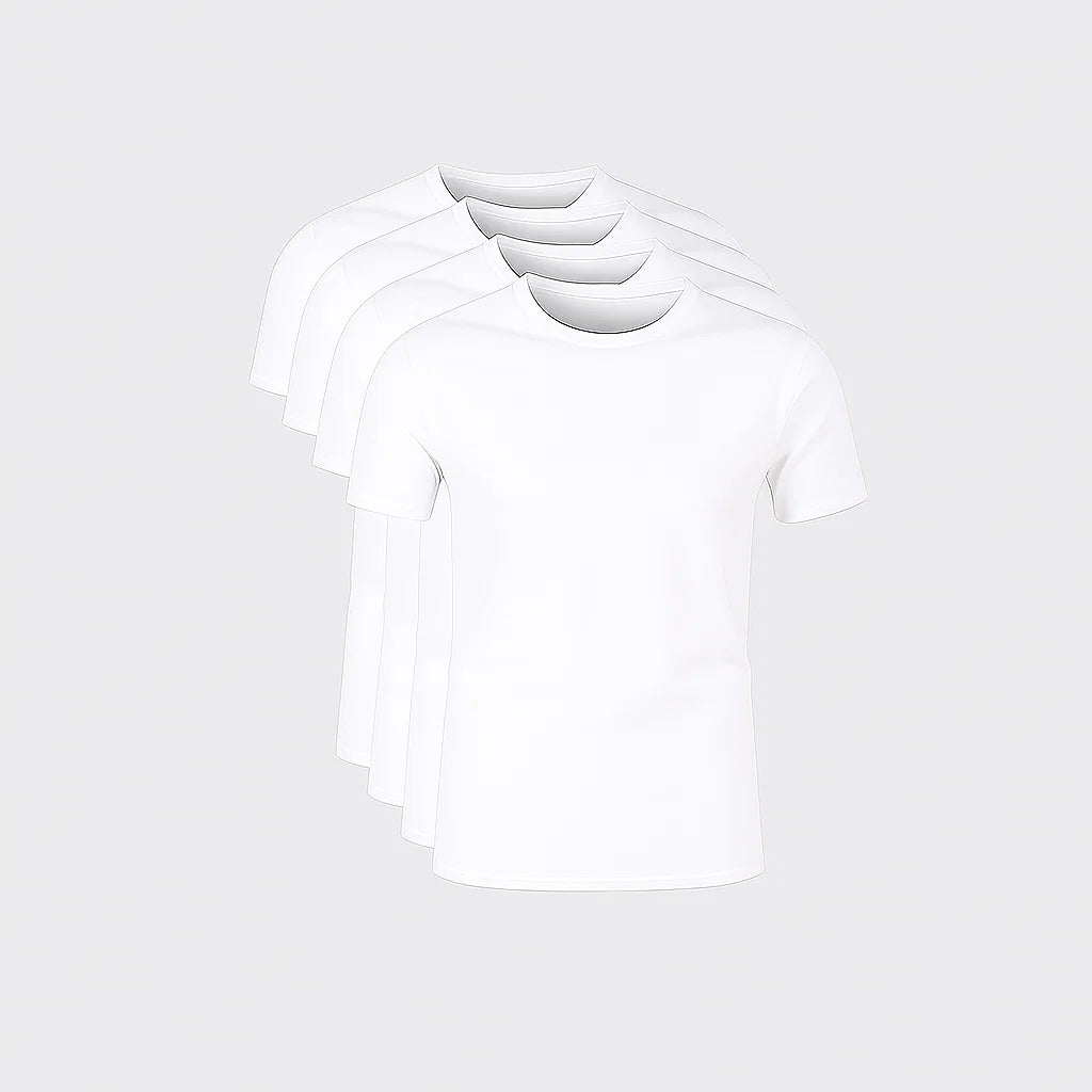 PAGUE 2 E LEVE 4 CAMISETAS BÁSICAS - PRETA E BRANCA