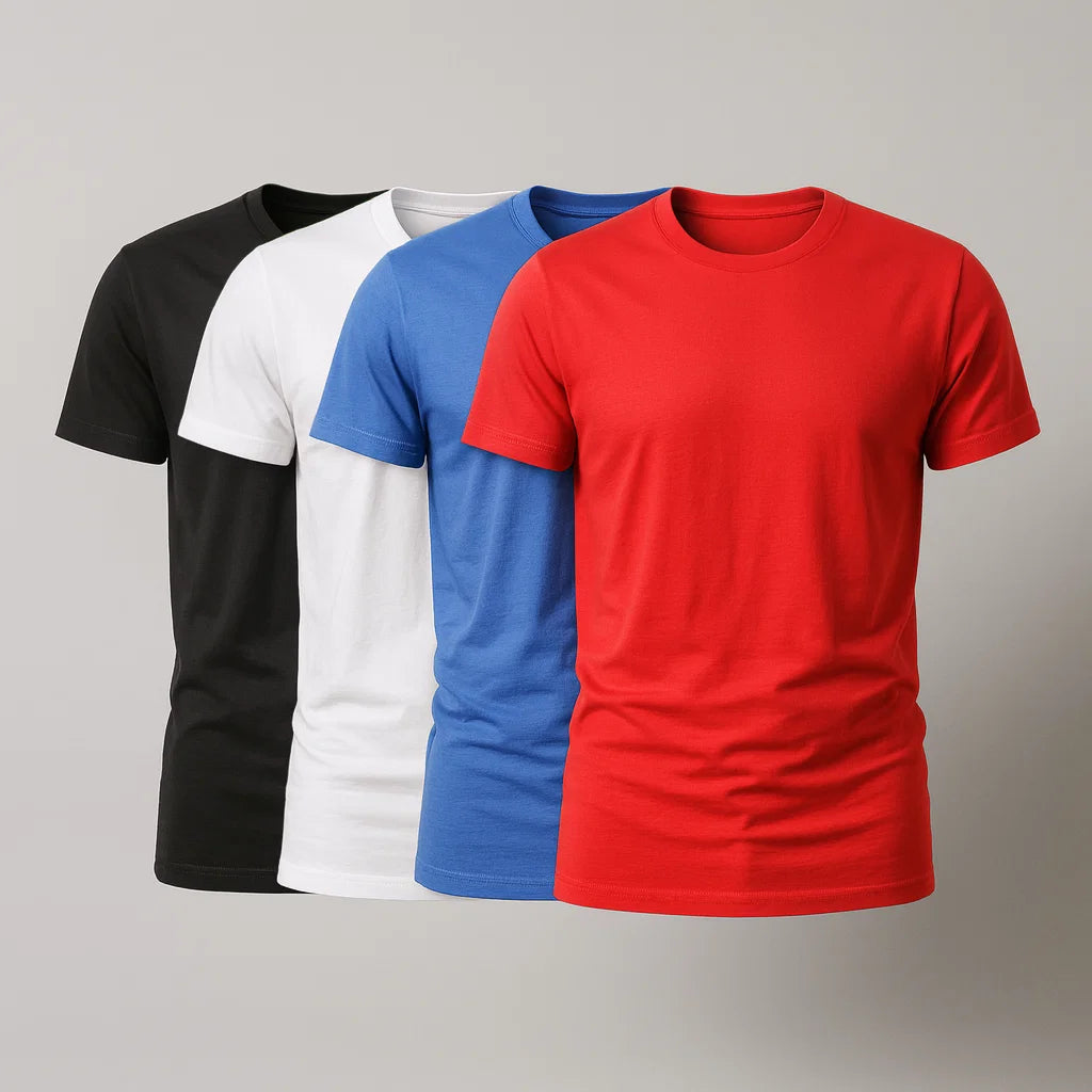 PAGUE 2 E LEVE 4 CAMISETAS BÁSICAS - SORTIDO